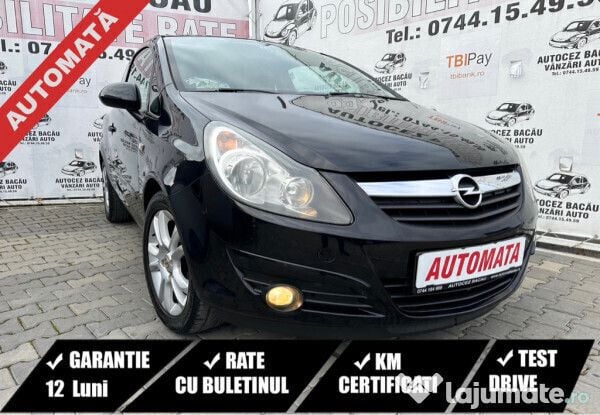 Negru Utilizat 2007 Opel Corsa Hatchback | 4.750 EUR (Preț OK) - Imagine 1/4