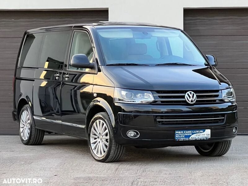 Negru Utilizat 2013 VW Multivan Monovolum | 21.900 EUR - Imagine 1/4