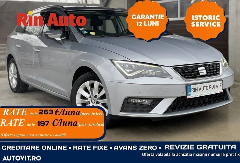 Gri Utilizat 2019 Seat Leon Style Break | 11.490 EUR (Preț OK) - Imagine 1/4