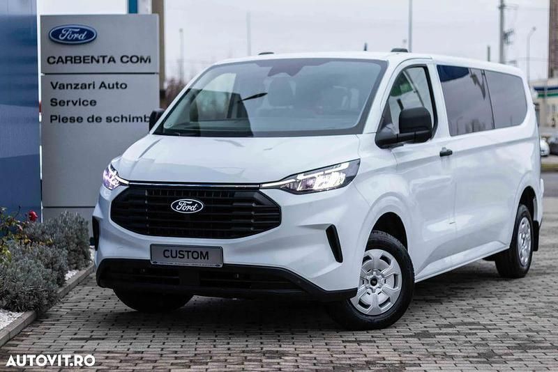 Nouă Ford Transit Custom 110 CP (80 kW) 2025 Culoarealb Monovolum