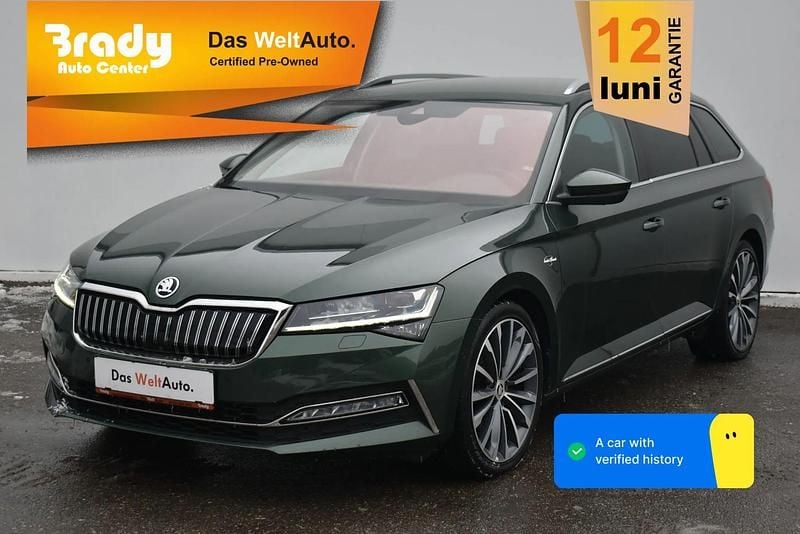 Verde Second-hand 2020 Skoda Superb LAURIN & KLEMENT | 23.000 EUR (Puțin scump) - Imagine 1/4