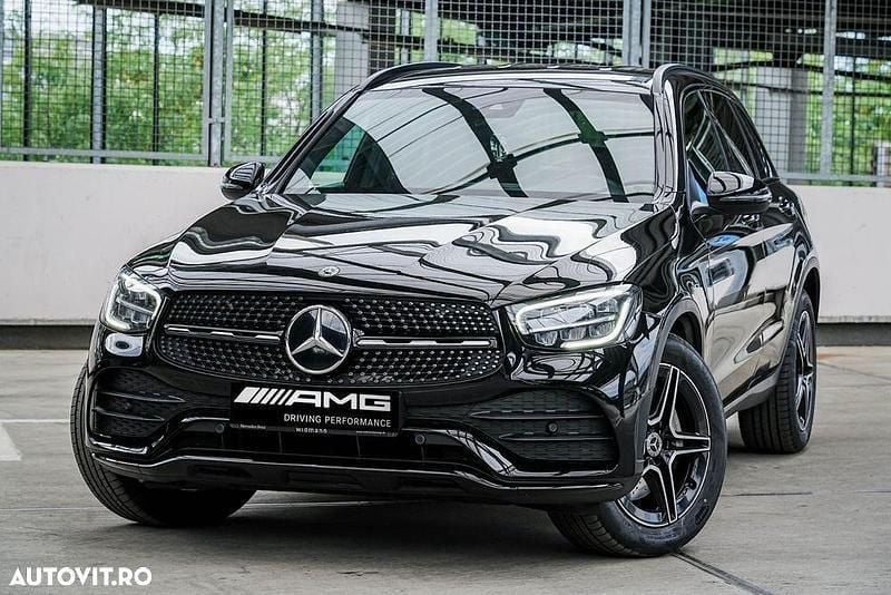 Negru Utilizat 2021 Mercedes GLC200 AMG line Plus SUV | 27.900 EUR (Super Preț) - Imagine 1/4