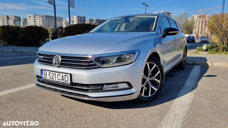 Argint Utilizat 2016 VW Passat Highline Break | 11.200 EUR (Super Preț) - Imagine 1/4