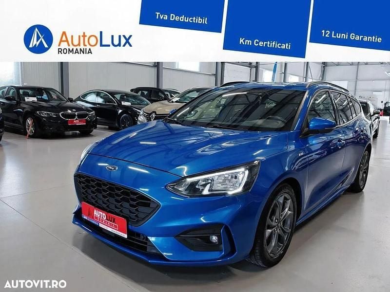 Culoarealbastru Utilizat 2019 Ford Focus ST-Line Break | 11.900 EUR (Preț OK) - Imagine 1/4