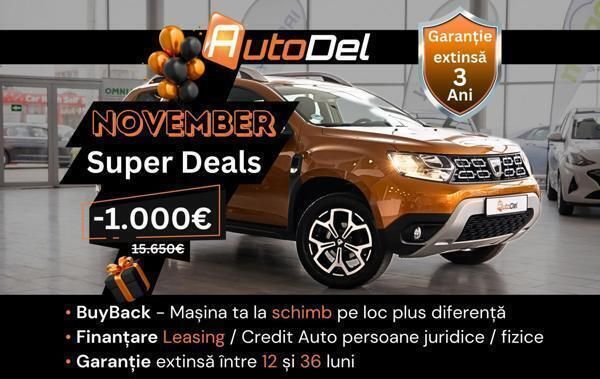 Portocaliu Utilizat 2018 Dacia Duster SUV | 14.650 EUR (Scump) - Imagine 1/4