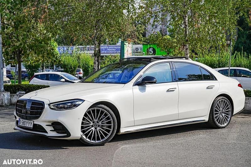 Second-hand Mercedes S580 503 CP (369 kW) 2023 Culoarealb Berlinǎ