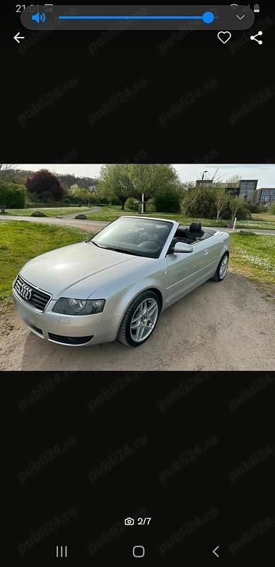 Second-hand 2004 Audi A4 Cabrio | 3.500 EUR - Imagine 1/4