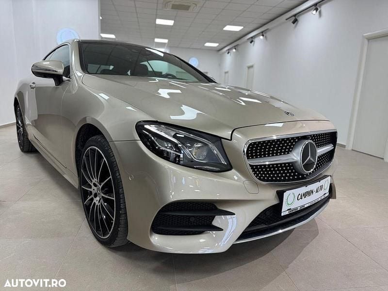 Second-hand Mercedes E400 Avantgarde 340 CP (250 kW) 2018 Culoaregalbeuriu Coupe