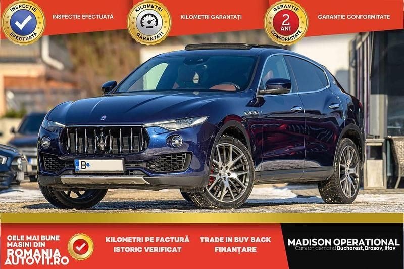 Culoarealbastru Second-hand 2018 Maserati Levante SUV | 34.699 EUR (Preț OK) - Imagine 1/4