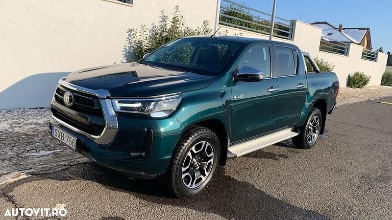 Second-hand Toyota HiLux Edition 204 CP (150 kW) 2021 Culoareverde Pickup