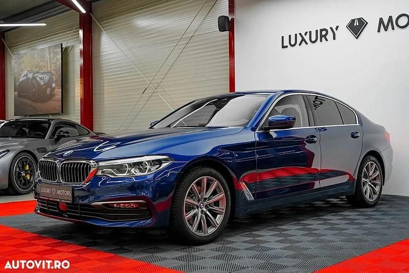 Culoarealbastru Utilizat 2019 BMW 520 Luxury Line Berlinǎ | 23.994 EUR (Preț OK) - Imagine 1/4