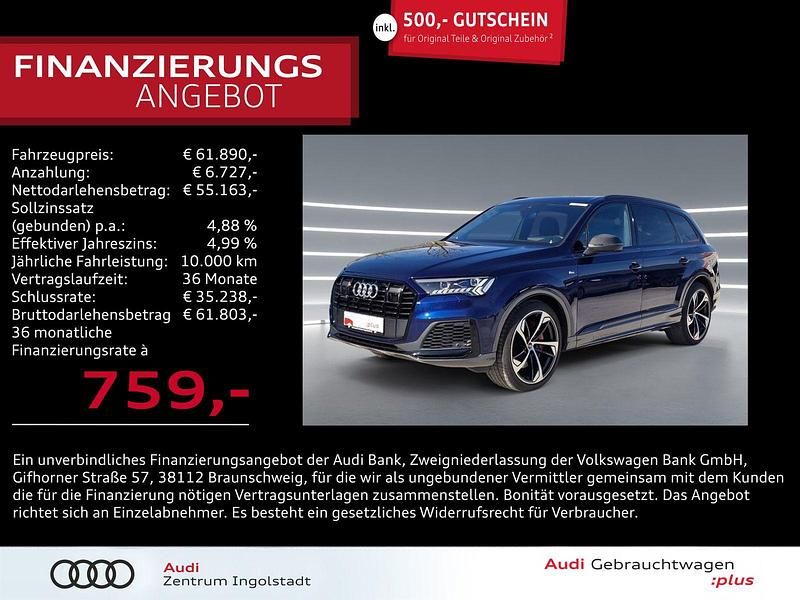 Utilizat 2021 Audi Q7 S-Line SUV | 66.391 EUR - Imagine 1/1