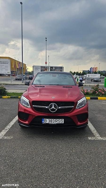 Second-hand Mercedes GLE350 258 CP (189 kW) 2018 Culoarerosu Coupe