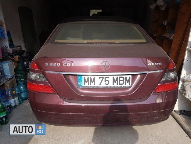 Rosu Utilizat 2007 Mercedes S320 Berlinǎ | 9.000 EUR - Imagine 1/4