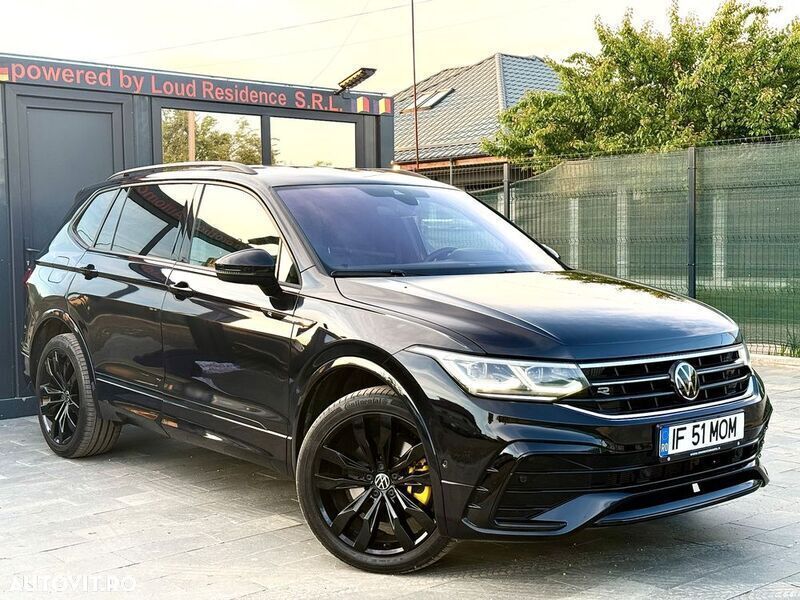 Negru Utilizat 2024 VW Tiguan Allspace R-line SUV | 34.986 EUR - Imagine 1/4