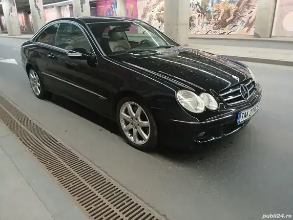 Second-hand Mercedes CLK220 150 CP (110 kW) 2008 Negru Coupe