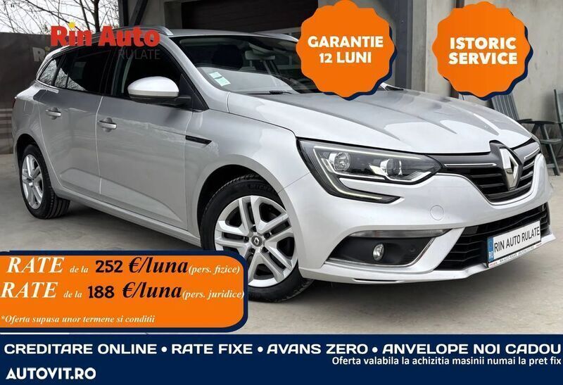 Gri Utilizat 2020 Renault Mégane GrandTour Business Break | 10.490 EUR (Preț OK) - Imagine 1/4