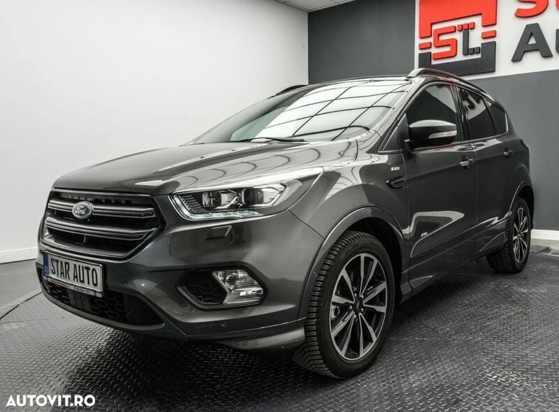 Gri Utilizat 2018 Ford Kuga ST-Line SUV | 17.990 EUR (Scump) - Imagine 1/4
