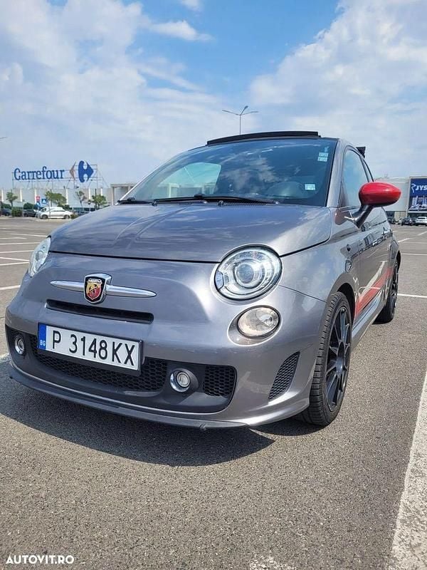 Gri Utilizat 2014 Abarth 500C Cabrio | 10.500 EUR - Imagine 1/4