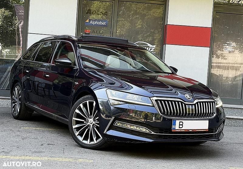 Culoarealbastru Utilizat 2020 Skoda Superb LAURIN & KLEMENT Break | 23.990 EUR (Preț OK) - Imagine 1/4