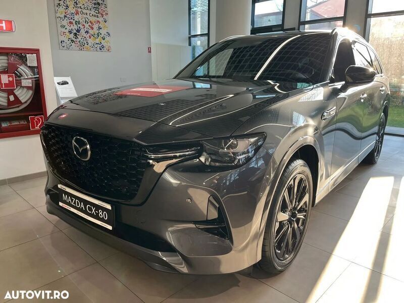 Gri Nouă 2024 Mazda CX-80 Homura-Line SUV | 58.800 EUR - Imagine 1/4
