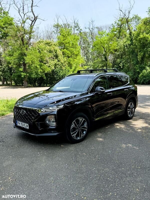 Negru Utilizat 2020 Hyundai Santa Fe Premium SUV | 27.800 EUR (Preț OK) - Imagine 1/4