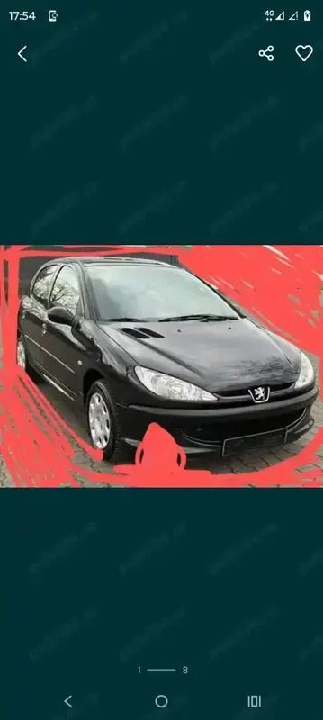 Utilizat 2006 Peugeot 206 Berlinǎ | 850 EUR - Imagine 1/4