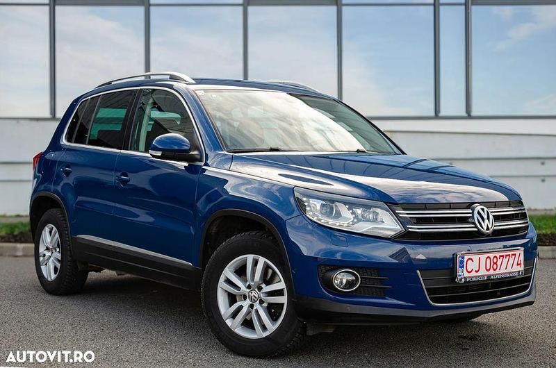 Culoarealbastru Utilizat 2012 VW Tiguan Sportline SUV | 10.490 EUR (Preț OK) - Imagine 1/4