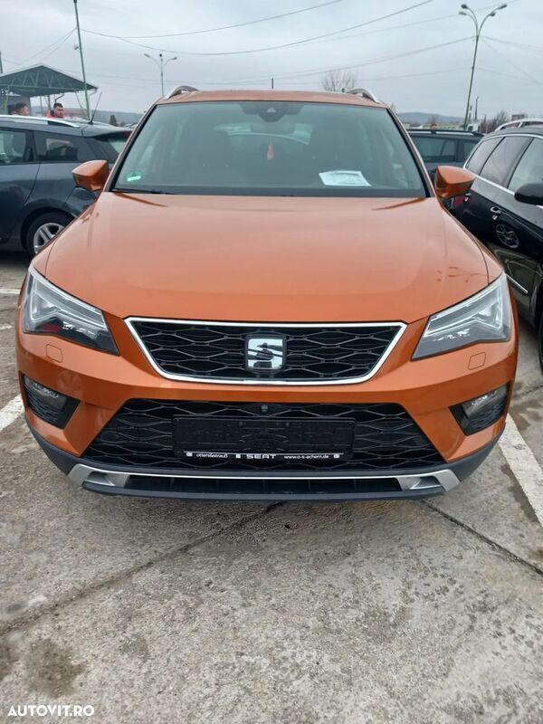 Portocaliu Utilizat 2017 Seat Ateca 4Drive SUV | 16.300 EUR (Preț OK) - Imagine 1/4