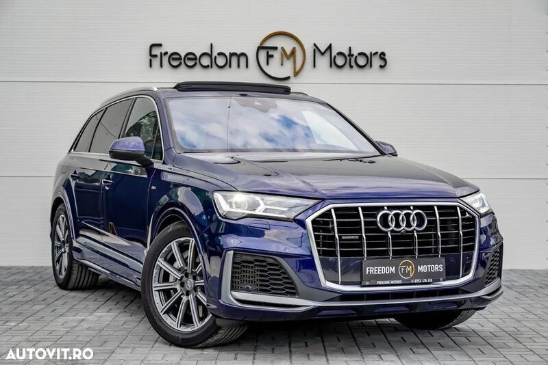 Albastru Utilizat 2020 Audi Q7 S-Line SUV | 47.981 EUR (Preț OK) - Imagine 1/4