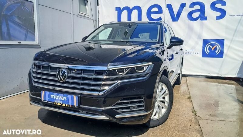 Negru Utilizat 2020 VW Touareg Elegance SUV | 45.890 EUR (Preț OK) - Imagine 1/4