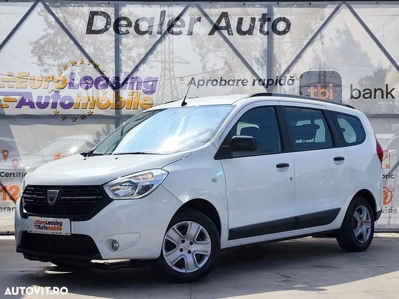 Second-hand Dacia Lodgy Lauréate 115 CP (84 kW) 2019 Alb Monovolum