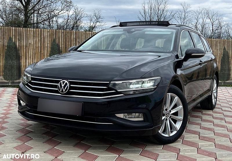 Negru Utilizat 2021 VW Passat Business Break | 18.500 EUR (Puțin scump) - Imagine 1/4