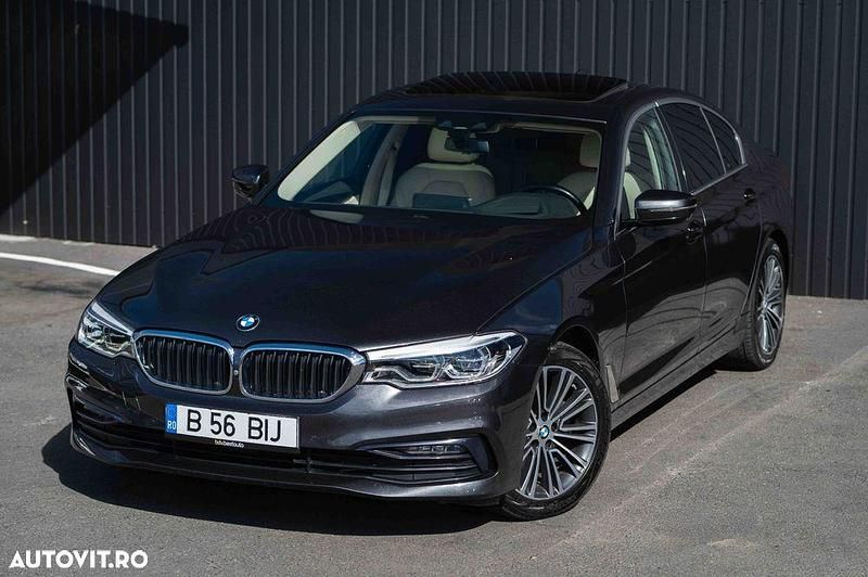 Culoarenegru Utilizat 2019 BMW 520 Sport Line Berlinǎ | 26.990 EUR (Preț OK) - Imagine 1/4