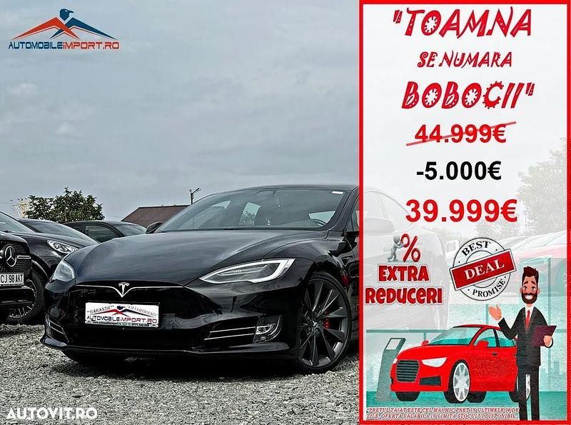 Negru Utilizat 2019 Tesla Model S Performance Berlinǎ | 39.999 EUR - Imagine 1/4