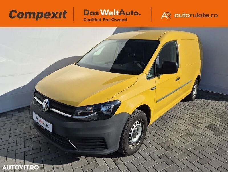 Galben Utilizat 2017 VW Caddy Maxi Monovolum | 12.990 EUR (Preț OK) - Imagine 1/4