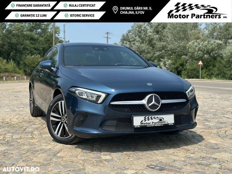 Albastru Utilizat 2020 Mercedes A250 Edition Berlinǎ | 22.868 EUR - Imagine 1/4