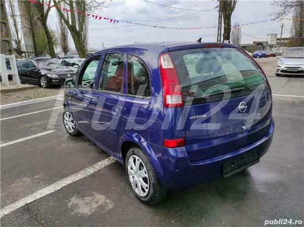 Second-hand Opel Meriva 101 CP (74 kW) 2005 Albastru Monovolum