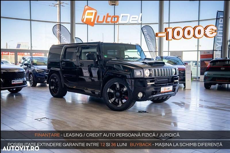 Negru Utilizat 2006 Hummer H2 SUV | 38.999 EUR - Imagine 1/4