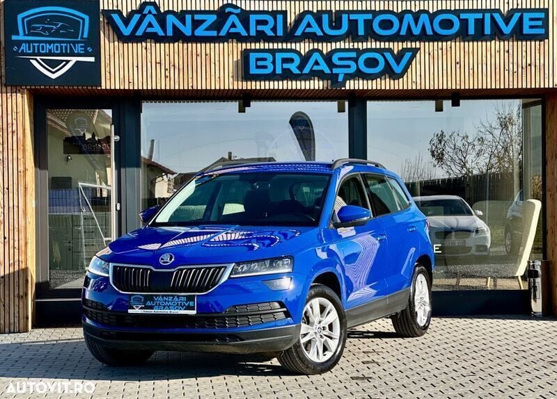 Albastru Utilizat 2021 Skoda Karoq Style SUV | 17.450 EUR (Super Preț) - Imagine 1/4