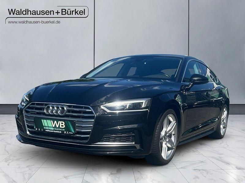Negru Utilizat 2020 Audi A5 Sportback S-Line Hatchback | 32.781 EUR (Super Preț) - Imagine 1/1