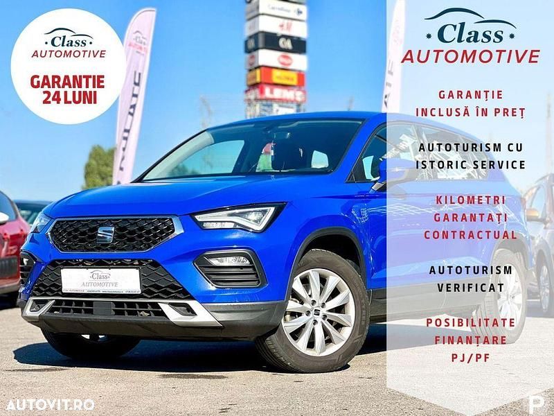 Culoarealbastru Utilizat 2022 Seat Ateca 4Drive SUV | 16.750 EUR (Super Preț) - Imagine 1/4