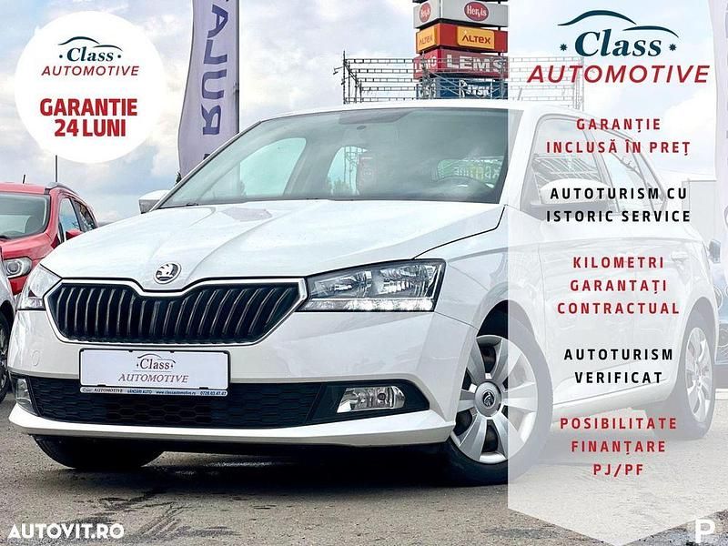 Culoarealb Utilizat 2021 Skoda Fabia Hatchback | 9.990 EUR (Preț OK) - Imagine 1/4