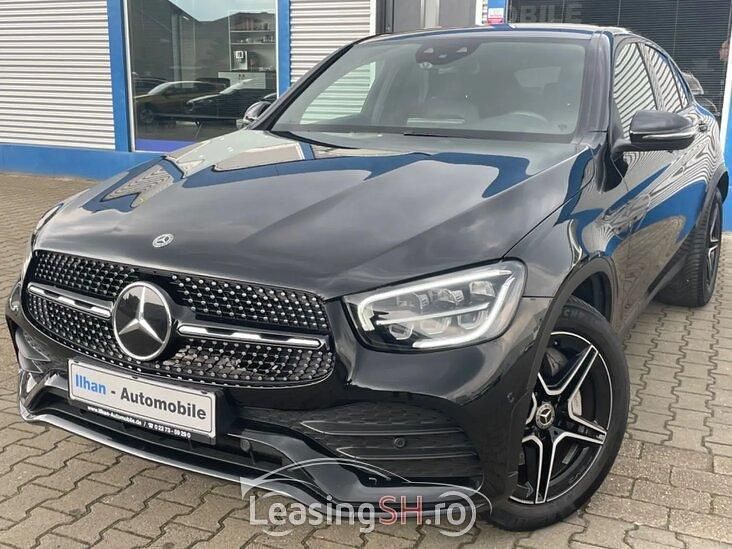 Negru Utilizat 2020 Mercedes GLC220 AMG Coupe | 45.519 EUR (Super Preț) - Imagine 1/4