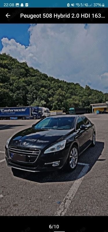 Second-hand Peugeot 508 200 CP (147 kW) 2013 Negru Berlinǎ