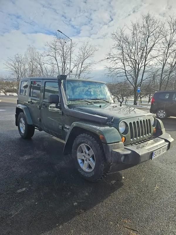 Second-hand Jeep Wrangler Unlimited Sahara 177 CP (130 kW) 2008 Verde SUV