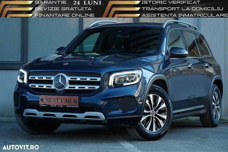 Culoarealbastru Utilizat 2022 Mercedes GLB180 AMG line SUV | 21.720 EUR - Imagine 1/4
