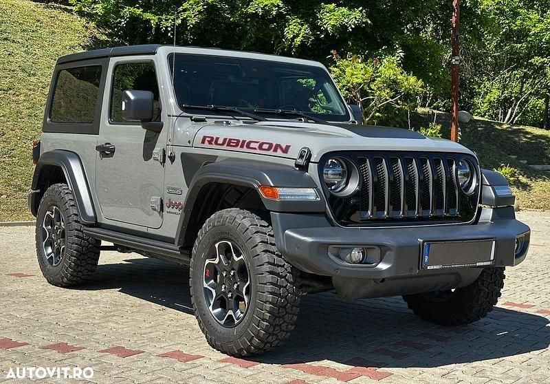 Gri Utilizat 2021 Jeep Wrangler Rubicon SUV | 49.900 EUR (Puțin scump) - Imagine 1/4