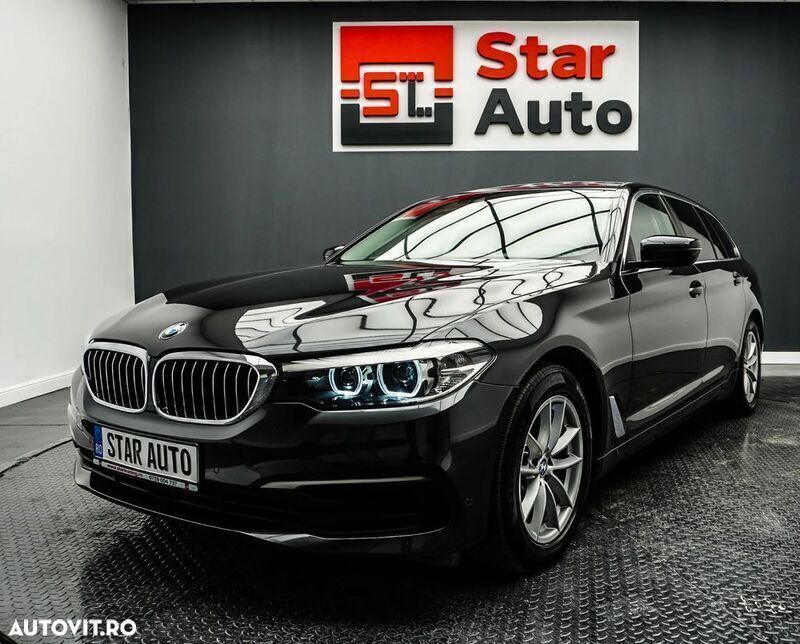 Negru Utilizat 2018 BMW 520 Luxury Line Break | 23.990 EUR (Preț OK) - Imagine 1/4