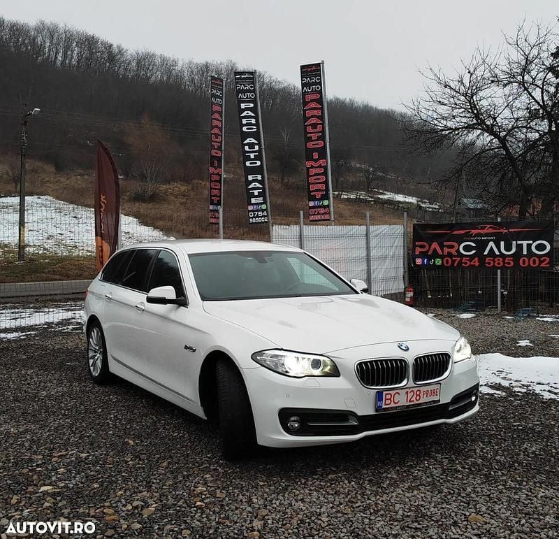 Second-hand BMW 520 190 CP (139 kW) 2015 Culoarealb Break